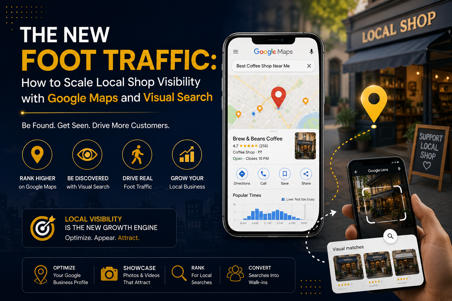 The New Foot Traffic: How to Scale Local Shop Visibility with Google Maps and Visual Search